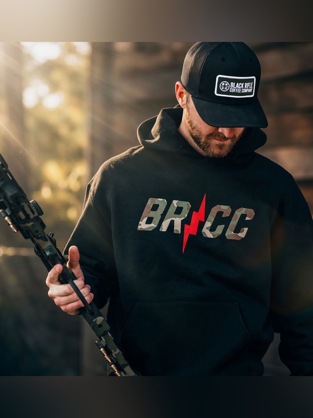 Black Rifle Coffee Company M81 BOLT LOGO HOODIE Size XL